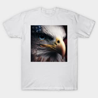 USA, Bald Eagle, America, American Flag, T-Shirt